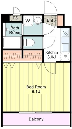 コンフォール左入の物件間取画像